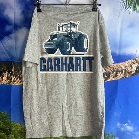 Kids Carhartt Gray Tee Shirt - Picture 4 of 5